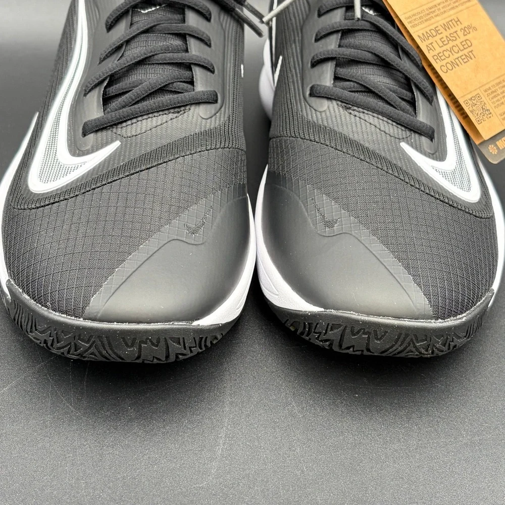 Nike Precision VII Mens Basketball Shoes Black White‎ Grey FN4322-005 Size 9.5